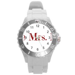 Future Mrs  Moore Round Plastic Sport Watch (l)