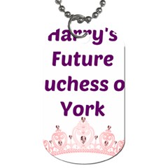 Harry s Duchess Dog Tag (two Sides)