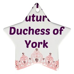 Harry s Duchess Star Ornament (two Sides)