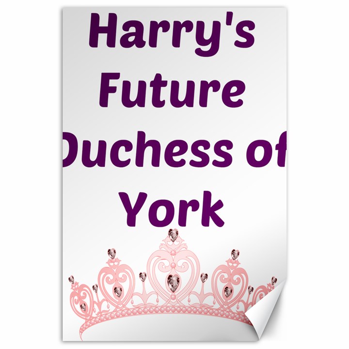 Harry s Duchess Canvas 24  x 36 