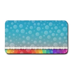 Rainbow Background Border Colorful Medium Bar Mats by Amaryn4rt