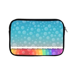 Rainbow Background Border Colorful Apple Ipad Mini Zipper Cases by Amaryn4rt