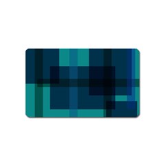 Boxes Abstractly Magnet (name Card) by Amaryn4rt