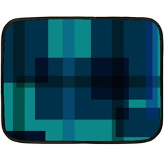 Boxes Abstractly Fleece Blanket (mini) by Amaryn4rt