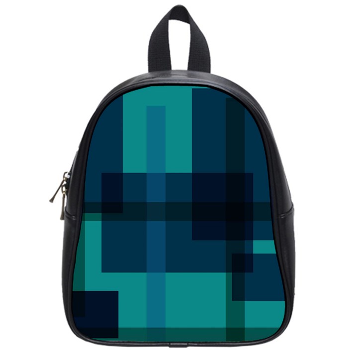 Boxes Abstractly School Bags (Small) 