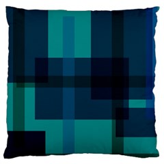 Boxes Abstractly Large Cushion Case (one Side) by Amaryn4rt