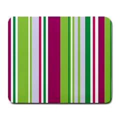 Beautiful Multi Colored Bright Stripes Pattern Wallpaper Background Large Mousepads by Amaryn4rt