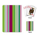 Beautiful Multi Colored Bright Stripes Pattern Wallpaper Background Playing Card Back