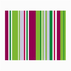 Beautiful Multi Colored Bright Stripes Pattern Wallpaper Background Small Glasses Cloth (2-side) by Amaryn4rt