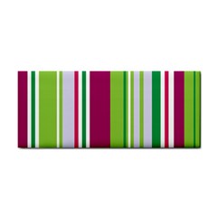 Beautiful Multi Colored Bright Stripes Pattern Wallpaper Background Cosmetic Storage Cases