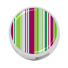 Beautiful Multi Colored Bright Stripes Pattern Wallpaper Background 4-port Usb Hub (one Side) by Amaryn4rt