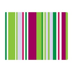 Beautiful Multi Colored Bright Stripes Pattern Wallpaper Background Double Sided Flano Blanket (Mini) 