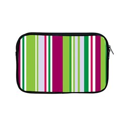 Beautiful Multi Colored Bright Stripes Pattern Wallpaper Background Apple Macbook Pro 13  Zipper Case