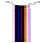 Fun Striped Background Design Pattern Jewelry Bag Front