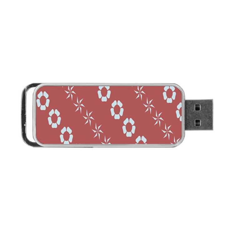 Abstract Pattern Background Wallpaper In Pastel Shapes Portable USB Flash (Two Sides)