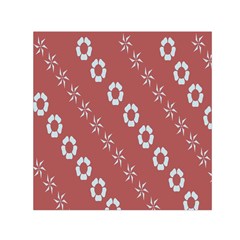 Abstract Pattern Background Wallpaper In Pastel Shapes Small Satin Scarf (square) by Amaryn4rt