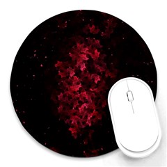 Background Scrapbooking Paper Round Mousepads by Amaryn4rt