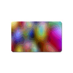 A Mix Of Colors In An Abstract Blend For A Background Magnet (name Card) by Amaryn4rt