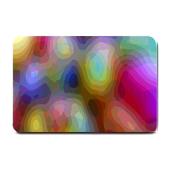 A Mix Of Colors In An Abstract Blend For A Background Small Doormat  by Amaryn4rt