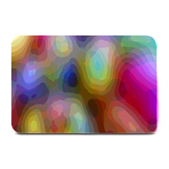 A Mix Of Colors In An Abstract Blend For A Background Plate Mats by Amaryn4rt