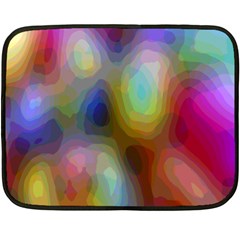 A Mix Of Colors In An Abstract Blend For A Background Fleece Blanket (mini) by Amaryn4rt