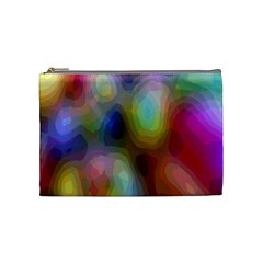 A Mix Of Colors In An Abstract Blend For A Background Cosmetic Bag (medium)  by Amaryn4rt