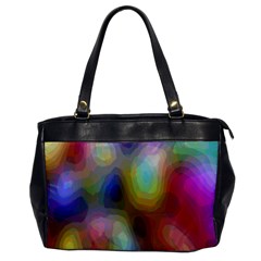 A Mix Of Colors In An Abstract Blend For A Background Office Handbags by Amaryn4rt