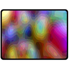 A Mix Of Colors In An Abstract Blend For A Background Fleece Blanket (large)  by Amaryn4rt