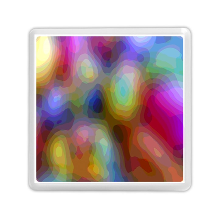 A Mix Of Colors In An Abstract Blend For A Background Memory Card Reader (Square) 