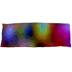 A Mix Of Colors In An Abstract Blend For A Background Body Pillow Case (dakimakura) by Amaryn4rt