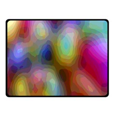 A Mix Of Colors In An Abstract Blend For A Background Double Sided Fleece Blanket (small)  by Amaryn4rt