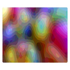 A Mix Of Colors In An Abstract Blend For A Background Double Sided Flano Blanket (small)  by Amaryn4rt