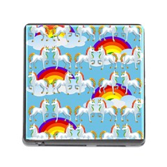 Rainbow Pony  Memory Card Reader (square) by Valentinaart