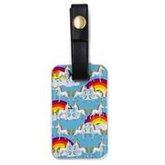 Rainbow Pony  Luggage Tags (one Side)  by Valentinaart