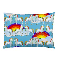 Rainbow Pony  Pillow Case (two Sides) by Valentinaart