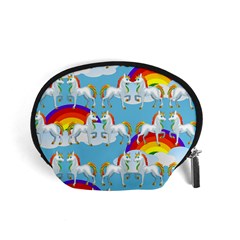 Rainbow Pony  Accessory Pouches (small)  by Valentinaart