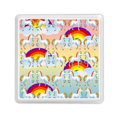 Rainbow Pony  Memory Card Reader (square)  by Valentinaart