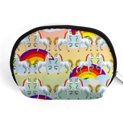 Rainbow Pony  Accessory Pouches (medium)  by Valentinaart