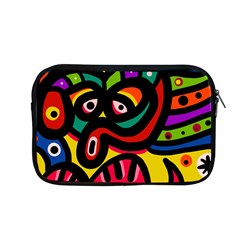 A Seamless Crazy Face Doodle Pattern Apple Macbook Pro 13  Zipper Case