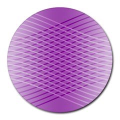 Abstract Lines Background Round Mousepads by Amaryn4rt