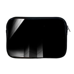 Wall White Black Abstract Apple Macbook Pro 17  Zipper Case