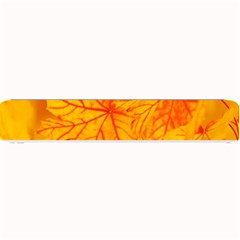 Bright Yellow Autumn Leaves Small Bar Mats by Amaryn4rt