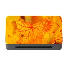 Bright Yellow Autumn Leaves Memory Card Reader With Cf by Amaryn4rt