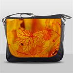 Bright Yellow Autumn Leaves Messenger Bags Front