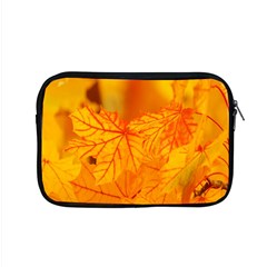 Bright Yellow Autumn Leaves Apple Macbook Pro 15  Zipper Case by Amaryn4rt