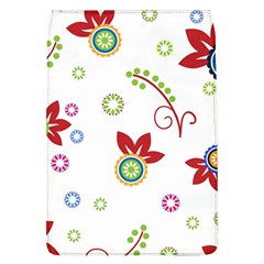 Colorful Floral Wallpaper Background Pattern Flap Covers (l)  by Amaryn4rt