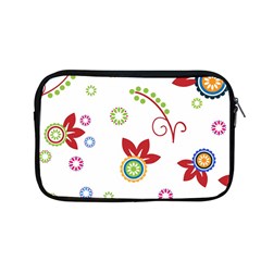 Colorful Floral Wallpaper Background Pattern Apple Macbook Pro 13  Zipper Case by Amaryn4rt