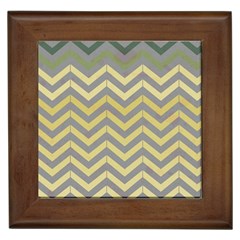 Abstract Vintage Lines Framed Tiles by Amaryn4rt