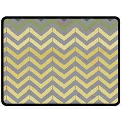 Abstract Vintage Lines Double Sided Fleece Blanket (large)  by Amaryn4rt