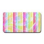 Colorful Abstract Stripes Circles And Waves Wallpaper Background Medium Bar Mats 16 x8.5  Bar Mat